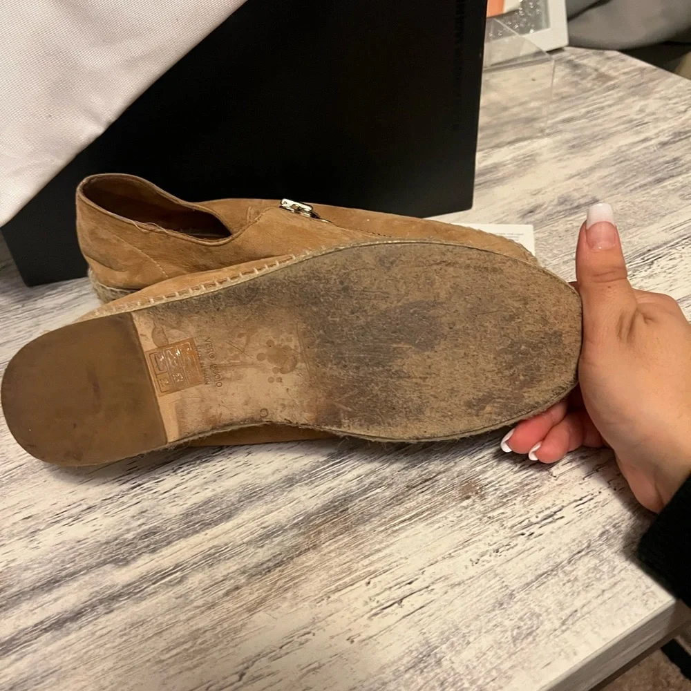 ALEXANDER WANG Devon nubuck zip front espadrille shoes